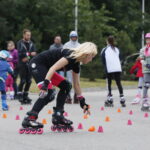 Grupowa jazda na rolkach / Marzena Mąkosa / Radio Kielce