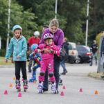 Grupowa jazda na rolkach / Marzena Mąkosa / Radio Kielce