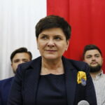 Spotkanie wicepremier Beaty Szydło z mieszkańcami Starachowic w Starostwie Powiatowym. Na zdjęciu: Beata Szydło - wicepremier / Marzena Mąkosa / Radio Kielce