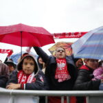 Strefa kibica na kieleckim Rynku. Mundial 2018. Mecz Kolumbia - Polska / Marzena Mąkosa / Radio Kielce