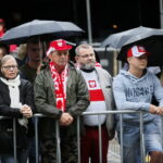 Strefa kibica na kieleckim Rynku. Mundial 2018. Mecz Kolumbia - Polska / Marzena Mąkosa / Radio Kielce