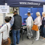 Niebieskie Miasteczko na placu Artystów w Kielcach / Marzena Mąkosa / Radio Kielce