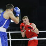 Mecz Polska - Turcja w ramach Światowej Konfrontacji Boksu Olimpijskiego. Daniel Adamiec – Utku Erdogan / Marzena Mąkosa / Radio Kielce