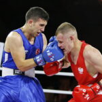 Mecz Polska - Turcja w ramach Światowej Konfrontacji Boksu Olimpijskiego. Daniel Adamiec – Utku Erdogan / Marzena Mąkosa / Radio Kielce