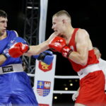 Mecz Polska - Turcja w ramach Światowej Konfrontacji Boksu Olimpijskiego. Daniel Adamiec – Utku Erdogan / Marzena Mąkosa / Radio Kielce