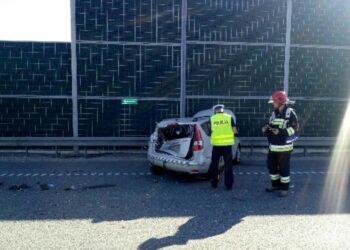 Chęciny. Wypadek na S7 / Komenda Miejska Policji w Kielcach