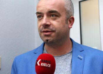 Paweł Jańczyk rzecznik prasowy Korony Kielce / Robert Felczak / Radio Kielce
