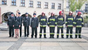 OSP Niewachlów. Przekazanie sprzętu dla strażaków ochotników z Funduszu Sprawiedliwości / Monika Miller / Radio Kielce