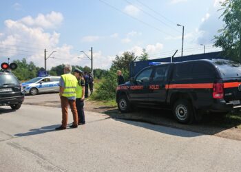 Akcja profilaktyczna policji "Bezpieczny przejazd – szlaban na ryzyko" / Monika Miller / Radio Kielce