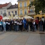 Kielce. Protest „STOP ACTA 2” / Michał Kita / Radio Kielce