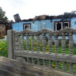 Raszków. Pożar domu. Dogaszanie i reszta budynku / Ewa Pociejowska - Gawęda / Radio Kielce