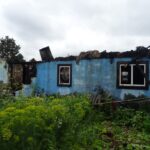 Raszków. Pożar domu. Dogaszanie i reszta budynku / Ewa Pociejowska - Gawęda / Radio Kielce