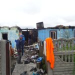 Raszków. Pożar domu. Dogaszanie i reszta budynku / Ewa Pociejowska - Gawęda / Radio Kielce