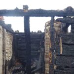 Raszków. Pożar domu. Dogaszanie i reszta budynku / Ewa Pociejowska - Gawęda / Radio Kielce