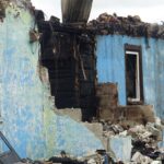 Raszków. Pożar domu. Dogaszanie i reszta budynku / Ewa Pociejowska - Gawęda / Radio Kielce