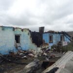 Raszków. Pożar domu. Dogaszanie i reszta budynku / Ewa Pociejowska - Gawęda / Radio Kielce