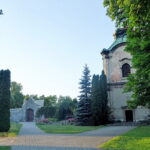 07.07.2018 Jędrzejów. Dzwonnica przy klasztorze cystersów / Jarosław Kubalski / Radio Kielce