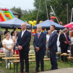 100-lecie jednostki OSP w Sędziszowie. Pierwszy od prawej poseł Michał Cieślak / Ewa Pocjejowska-Gawęda / Radio Kielce