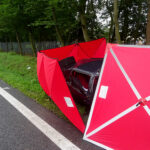 Zderzenie ciężarówki z samochodem osobowym / Ewa Pociejowska-Gawęda / Radio Kielce