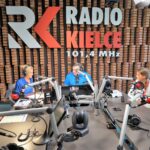 45. Harcerski Festiwal. Studio Piosenki AJKI z Ciechocinka w Radiu Kielce. Audycję prowadzili Renata Morąg i Jakub Rożek / Bartłomiej Zapała / Radio Kielce