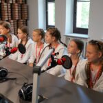 45. Harcerski Festiwal. Studio Piosenki AJKI z Ciechocinka w Radiu Kielce / Bartłomiej Zapała / Radio Kielce