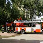 Kielce. Awaria wodociągu na rogu ulic Pocieszka i Nowowiejskiej / Michał Kita / Radio Kielce