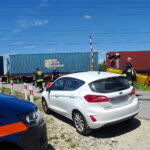 Śmiertelny wypadek na strzeżonym przejeździe kolejowym w miejscowości Skroniów / Ewa Pociejowska-Gawęda / Radio Kielce