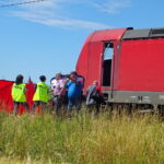 Śmiertelny wypadek na strzeżonym przejeździe kolejowym w miejscowości Skroniów / Ewa Pociejowska-Gawęda / Radio Kielce