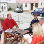 10.07.2018 Szydłów. Radio Kielce i Raport Dnia / Grzegorz Jamka / Radio Kielce