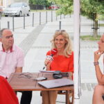 10.07.2018 Szydłów. Radio Kielce i Raport Dnia / Grzegorz Jamka / Radio Kielce