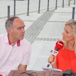 10.07.2018 Szydłów. Radio Kielce i Raport Dnia / Grzegorz Jamka / Radio Kielce