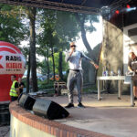 „Koncertowe Lato z Radiem Kielce”. W Parku Miejskim wystąpił raper Michał Sobolewski znany jako „Sobota” / Rafał Szymkiewicz / Radio Kielce
