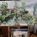 Plener profesorów ASP / Grażyna Szlęzak-Wójcik / Radio Kielce