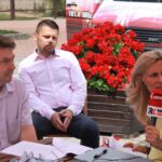 Pierzchnia. Plenerowy Raport Dnia. Wójt Pierzchnicy Stanisław Strąk w rozmowie z red. Renatą Morąg / Grzegorz Jamka / Radio Kielce