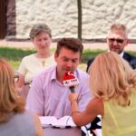 Pierzchnia. Plenerowy Raport Dnia. Wójt Pierzchnicy Stanisław Strąk w rozmowie z red. Renatą Morąg / Grzegorz Jamka / Radio Kielce