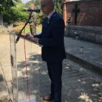 Uroczystości z okazji 74 rocznicy Akcji „Burza” i bitwy pod Pielaszowem. Przemawia burmistrz Sandomierza  Marek Bronkowski / Grażyna Szlęzak-Wójcik / Radio Kielce