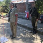 Uroczystości z okazji 74 rocznicy Akcji „Burza” i bitwy pod Pielaszowem. Przemawia dr Janusz Kamocki, członek Armii Krajowej / Grażyna Szlęzak-Wójcik / Radio Kielce