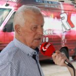 Pierzchnia. Plenerowy Raport Dnia. Stanisław Duda, regionalista i mieszkaniec Pierzchnicy / Grzegorz Jamka / Radio Kielce