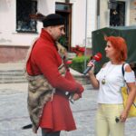 Wyjazdowa audycja "Stacja: wakacje" na Rynku w Sandomierzu / Arkadiusz Miller / Radio Kielce