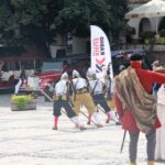 Wyjazdowa audycja "Stacja: wakacje" na Rynku w Sandomierzu / Arkadiusz Miller / Radio Kielce