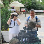 Wyjazdowa audycja "Stacja: wakacje" na Rynku w Sandomierzu / Arkadiusz Miller / Radio Kielce