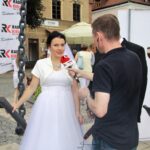 Wyjazdowa audycja "Stacja: wakacje" na Rynku w Sandomierzu / Arkadiusz Miller / Radio Kielce