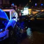 Zderzenie dwóch samochodów osobowych na skrzyżowaniu ulic Szczecińskiej i Zagórskiej / Jarosław Kruk / Radio Kielce