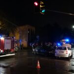 Zderzenie dwóch samochodów osobowych na skrzyżowaniu ulic Szczecińskiej i Zagórskiej / Jarosław Kruk / Radio Kielce