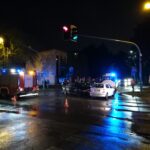 Zderzenie dwóch samochodów osobowych na skrzyżowaniu ulic Szczecińskiej i Zagórskiej / Jarosław Kruk / Radio Kielce