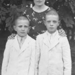 Jadwiga Włodek z synami Krystynem i Januszem 1938 - 39 / archiwum rodzinne