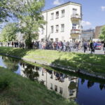 04.07.2017 Kielce. 71. rocznica pogromu kieleckiego. Uroczystości przy kamienicy Planty 7 / 9. / Jarosław Kubalski / Radio Kielce