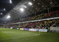 25.11.2017 Kielce. 17. kolejka LOTTO Ekstraklasy: Mecz Korona Kielce - Legia Warszawa. Kibice / Jarosław Kubalski / Radio Kielce
