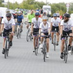 10.07.2018 Kielce. Rajd rowerowy ginekologów onkologów Ride 4 Woman przybył pod ŚCO / Jarosław Kubalski / Radio Kielce