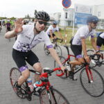 10.07.2018 Kielce. Rajd rowerowy ginekologów onkologów Ride 4 Woman przybył pod ŚCO / Jarosław Kubalski / Radio Kielce